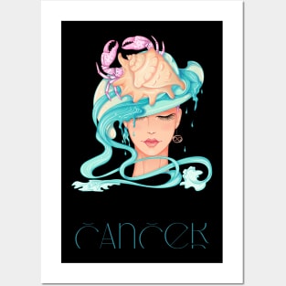 Cancer Zodiac Posters and Art